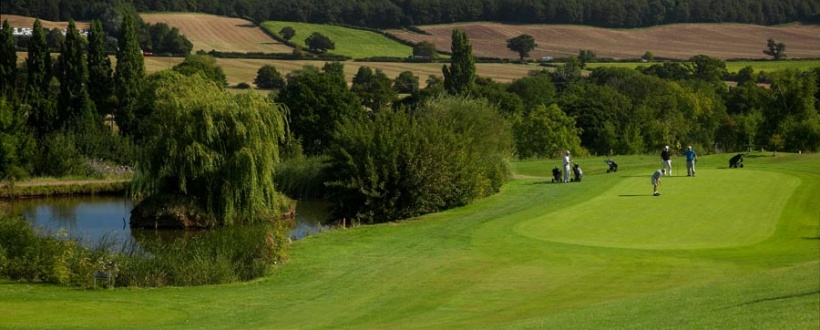 View over the 14th green